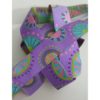 Aqua Striped Circle Ornament - Image 3